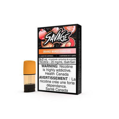 Savage Orange Mango Guava Ice STLTH Pods (3 Pack)