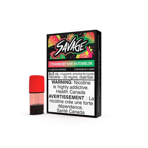 Savage Strawberry Kiwi Watermelon STLTH Pods (3 Pack)
