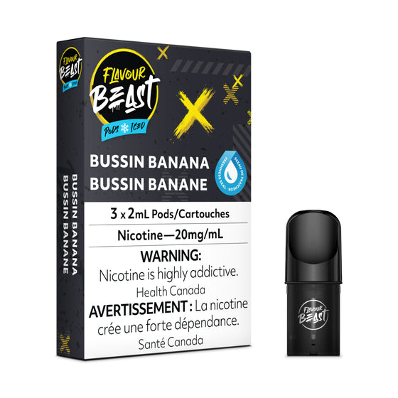 Flavour Beast Pod Pack - Bussin Banana (3/PK)